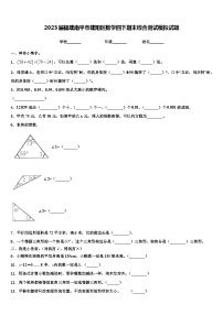 2023届福建南平市建阳区数学四下期末综合测试模拟试题含解析