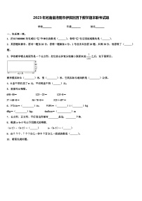 2023年河南省洛阳市伊滨区四下数学期末联考试题含解析