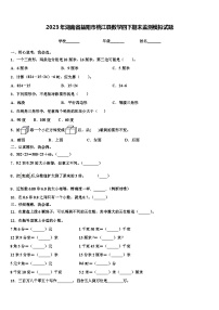 2023年湖南省益阳市桃江县数学四下期末监测模拟试题含解析