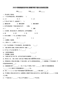 2023年陕西省延安市延川县数学四下期末达标测试试题含解析