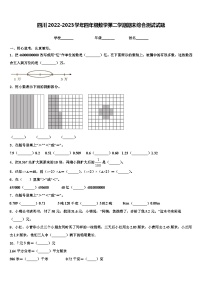 四川2022-2023学年四年级数学第二学期期末综合测试试题含解析