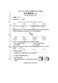 河南省周口市郸城县2022-2023学年五年级下学期7月期末数学试题