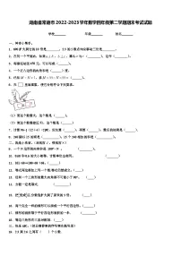 湖南省常德市2022-2023学年数学四年级第二学期期末考试试题含解析