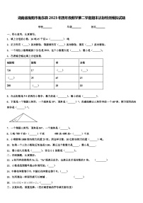 湖南省衡阳市衡东县2023年四年级数学第二学期期末达标检测模拟试题含解析