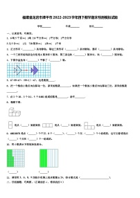 福建省龙岩市漳平市2022-2023学年四下数学期末检测模拟试题含解析