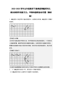 期末典例专项练习九：平移和旋转综合作图-2022-2023学年五年级数学下册典型例题系列（解析版）人教版