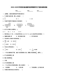 2022-2023学年四川省成都市新津县数学五下期末调研试题含解析