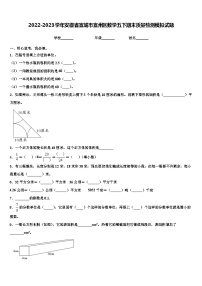 2022-2023学年安徽省宣城市宣州区数学五下期末质量检测模拟试题含解析