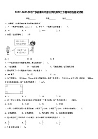 2022-2023学年广东省惠州市部分学校数学五下期末综合测试试题含解析