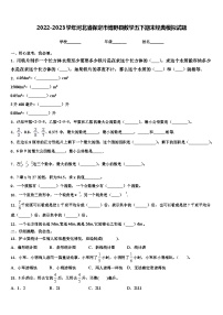 2022-2023学年河北省保定市博野县数学五下期末经典模拟试题含解析