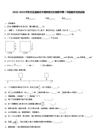 2022-2023学年河北省保定市清苑县五年级数学第二学期期末检测试题含解析