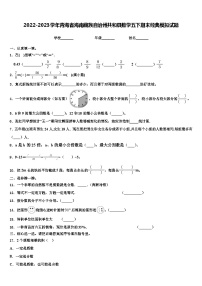 2022-2023学年青海省海南藏族自治州共和县数学五下期末经典模拟试题含解析