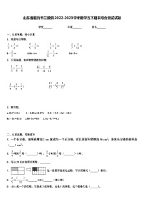 山东省临沂市兰陵县2022-2023学年数学五下期末综合测试试题含解析