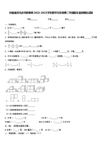 河南省驻马店市新蔡县2022-2023学年数学五年级第二学期期末监测模拟试题含解析