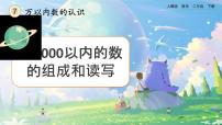 数学二年级下册1000以内数的认识公开课课件ppt