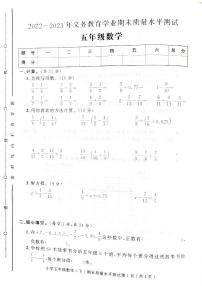 山东省聊城市莘县2022-2023学年五年级下学期期末考试数学试题