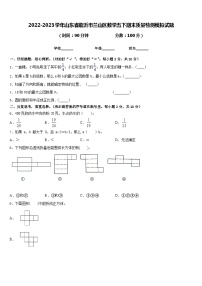 2022-2023学年山东省临沂市兰山区数学五下期末质量检测模拟试题含答案