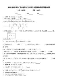 2022-2023学年广东省东莞市万江区数学五下期末达标检测模拟试题含答案