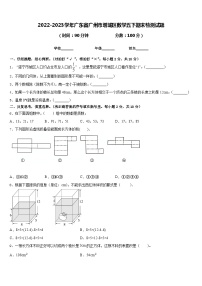 2022-2023学年广东省广州市增城区数学五下期末检测试题含答案