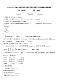 2022-2023学年广东省深圳市龙华区万安学校数学五下期末监测模拟试题含答案