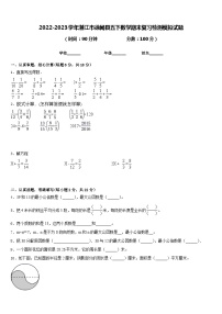 2022-2023学年湛江市徐闻县五下数学期末复习检测模拟试题含答案