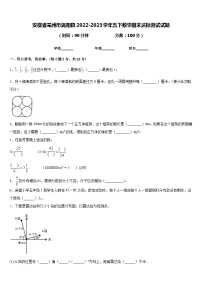 安徽省亳州市涡阳县2022-2023学年五下数学期末达标测试试题含答案