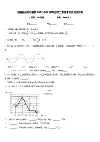 湖南省益阳市南县2022-2023学年数学五下期末综合测试试题含答案