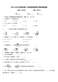 2022-2023学年四川省广元市昭化区数学四下期末预测试题含答案