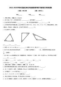 2022-2023学年河北省石家庄市藁城区数学四下期末复习检测试题含答案