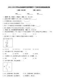 2022-2023学年山东省德州市夏津县数学三下期末质量跟踪监视试题含答案