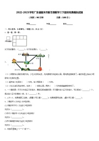 2022-2023学年广东省韶关市新丰县数学三下期末经典模拟试题含答案