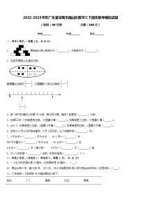 2022-2023学年广东省深圳市南山区数学三下期末联考模拟试题含答案