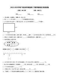 2022-2023学年广西玉林市博白县三下数学期末复习检测试题含答案