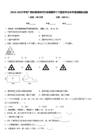 2022-2023学年广西壮族桂林市兴安县数学三下期末学业水平测试模拟试题含答案