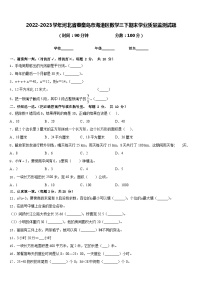 2022-2023学年河北省秦皇岛市海港区数学三下期末学业质量监测试题含答案