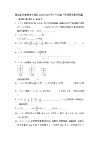 湖北省省襄阳市谷城县2022-2023学年六年级下学期期末数学试题(word版含答案解析)