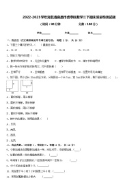 2022-2023学年湖北省宜昌市虎亭区数学三下期末质量检测试题含答案