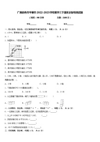 广西百色市平果市2022-2023学年数学三下期末达标检测试题含答案