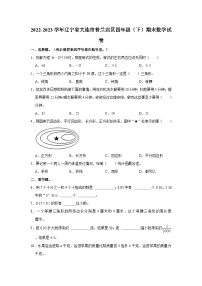 2022-2023学年辽宁省大连市普兰店区四年级下学期期末数学试卷（文字版含答案解析）