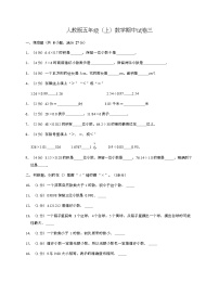 +期中试卷三（试题）人教版五年级上册数学