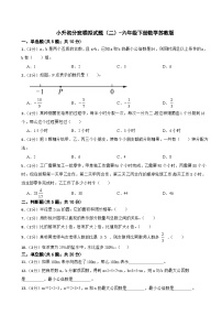 小升初分班模拟（试题）-六年级下册数学苏教版测试卷