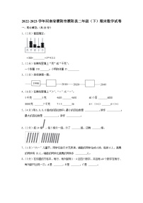 河南省濮阳市濮阳县2022-2023学年二年级下学期期末数学试卷