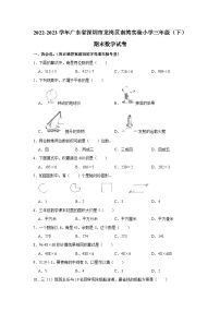 广东省深圳市龙岗区南湾实验小学2022-2023学年三年级下学期期末数学试卷