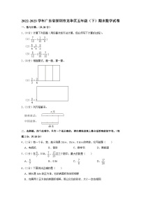 广东省深圳市龙华区2022-2023学年五年级下学期期末数学试卷