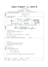 2023-2024学年第一学期人教版数学6年级上册-预习单