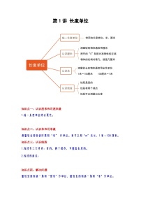 小学数学人教版二年级上册1 长度单位精品达标测试