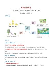 【期中复习】北师大版数学六年级上册--第三单元《观察物体》复习讲义（原卷版+解析版）.zip