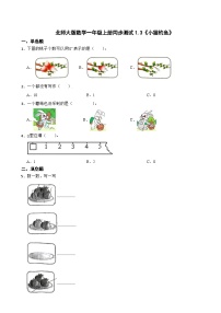 小学数学北师大版一年级上册小猫钓鱼课时作业