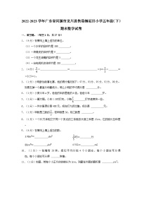 广东省河源市龙川县铁场镇讴田小学2022-2023学年五年级下学期期末数学试卷