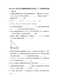 山东省淄博市高青县2022-2023学年五年级下学期期末数学试卷